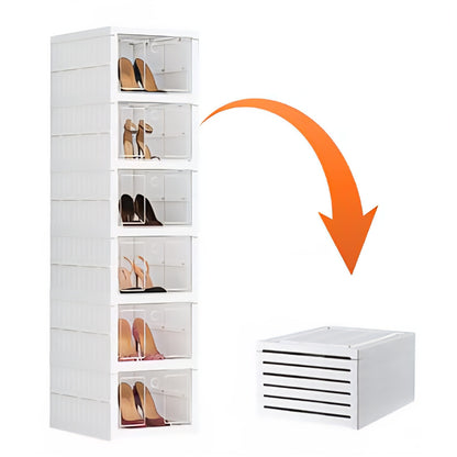 صناديق تخزين الأحذية القابلة للطي (06 طوابق )