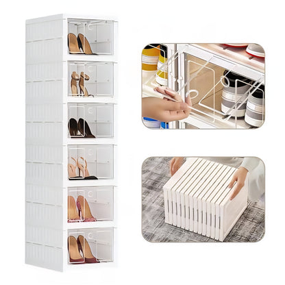 صناديق تخزين الأحذية القابلة للطي (06 طوابق )